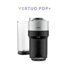 Nespresso - Machine à Café et Espresso Vertuo Pop+ Deluxe par De’Longhi - Argent-Simple et ultra pratique : préparation du café en une seule touche