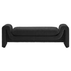 Modway - Waverly Tissu Boucle Banc - Noir-Capacité de poids : 661 lb.