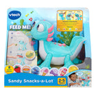 VTech - Zébulon, mon compagnon glouton - Anglais-Rangez facilement les collations dans la queue de Sandy lorsque le jeu est terminé pour faciliter le nettoyage.