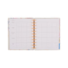 The Happy Planner - Planificateur personnalisable Sunday Brunch 2025-2026 12-mois-Chaque séparateur mensuel du Sunday Brunch présente des croquis fantaisistes de fournitures scolaires, de fleurs et de citations motivantes. Le tout est enveloppé dans une palette de couleurs vives et ludiques qui apporte créativité et joie à votre planification