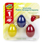 Crayons - de paume lavables My First Crayola, 3 par paquet, 3 paquets-Certifié AP non toxique
