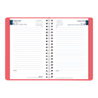 Blueline - 2025-2026 agenda académique quotidien/mensuel - 8 po x 5 po - Couleurs assorties - Bilingue-Autocollants colorés pour repères visuels