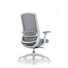 Ceha - ARES Chaise de bureau- gris-Assise coulissante avec mousse moulée de 2,95 po pour un confort durable