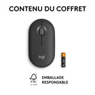 Logitech - Pebble Mouse 2 M350s fine sans fil Bluetooth, portable, légère, boutons personnalisables - Graphite-9