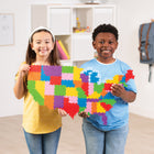 Plus-Plus - Puzzle Plus-Plus par numéro - 1400 pièces Carte des États-Unis - Ensemble de 1400-2e année et plus