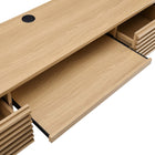 Modway - Render Fixation murale Bois Bureau - Chêne-8
