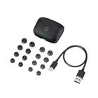 Audio-Technica - Écouteurs sans fil - Noir-Autonomie de 6,5 heures + 13,5 heures de chargement du boîtier