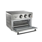 Hamilton Beach - Four grille-pain à 6 tranches - acier inoxydable-6 fonctions: les cadrans faciles à tourner incluent les réglages de friture à l'air libre, de pain grillé, de cuisson, de gril, de cuisson par convection et de maintien. La température s'ajuste de 150 °f à 450 °f et la minuterie de 30 minutes éteint automatiquement le four lorsque vos aliments sont prêts.