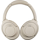 Audio-Technica - Casque supra-auriculaire Bluetooth - Beige-Autonomie exceptionnelle : jusqu'à 90 heures d'utilisation continue avec une charge complète (ANC désactivée) et 60 heures avec ANC activée. 2,5 heures d'autonomie avec une charge rapide de 3 minutes via USB-C