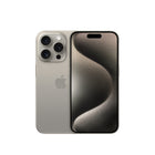 Apple - iPhone 15 Pro 6,1 po ecran Liquid Retina, 512 Go, Titane naturel, Bell et Virgin Plus-Force Titanesque : iPhone 15 Pro. Design robuste et léger en titane de calibre aérospatial avec dos en verre mat texturé. Face avant en Ceramic Shield plus solide que le verre de n'importe quel téléphone. Et résistance à l'eau, aux éclaboussures et à la poussière