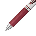 Pentel - EnerGel Rechargeable Rétractable Stylo à Encre Gel - 0,7mm - Encre Bordeaux-Doté d’un corps simple et élégant pour un design chic et professionnel.