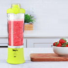 Total Chef - Mélangeur portatif sans fil - 20 oz - Néon vert-Bocal incassable de 600 mL (20 oz)