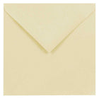 JAM Paper Enveloppes d'invitation carrées avec rabat européen - 7,5 x 7,5 po - Ivoire - paquet de 25-Enveloppe ivoire