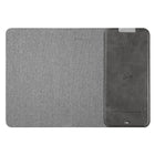 General Supply Goods + Co - Chargeur sans fil 10 W - tapis de souris enroulable - Gris texturé-Compatibles avec appareils et accessoires certifiés à la norme Qi
