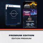 Starfield Édition Premium pour PlayStation 5 -Dans ce jeu de rôle nouvelle génération en plein cosmos, créez le personnage que vous voulez et explorez l'univers avec une liberté sans précédent pour vivre l'aventure épique de résoudre le plus grand mystère de l'humanité