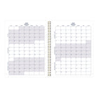 Blueline - 2025-2026 Agenda académique mensuel - 11 po x 8-1/2 po - Collection Blossom - Anglais-NOUVEAUX: planificateur trimestriel, horaire de cours, section de planification de projets, contacts, mots de passe, listes de tâches, section dédiée aux notes, et aperçu sur trois ans