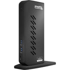 Plugable - Station d'accueil universelle USB 3.0 USB-C enfichable pour double écran pour ordinateur portable-Station d'accueil double moniteur : 2 ports HDMI vous permettent de connecter facilement deux moniteurs HDMI, même si votre ordinateur ne prend en charge qu'une seule sortie comme un Mac M1, M2 ou M3. Prend en charge des résolutions jusqu'à 1920 x 1200 , les résolutions inférieures telles que 1080p (1920x1080) sont également prises en charge