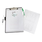 Mobile - OPS Presse-papiers incassable à référence rapide avec couvercle de protection transparent effaçable à sec - Transparent - Paquet de 2-Taille : 9 po x 12 po