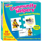 Aides communautaires TREND Puzzles amusants à connaître -Associez les aides communautaires à leurs outils et développez le vocabulaire.