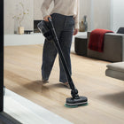 Miele - Aspirateur-balai sans fil Triflex HX3 Aqua - noir obsidien-L'aspirateur comprend la brosse TorsadeAqua Pro, deux tampons réutilisables, un plateau d'égouttement, un nettoyant pour planchers, une brosse à meubles, un suceur à coussins et un suceur plat
