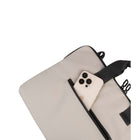 Tucano - Gommo Slim Sac pour ordinateurs portables 15,6 po et MacBook Pro 16 po - Gris-Poche avant pour accessoires