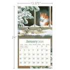 Lang - 2026 Chats De Campagne Calendrier Mural Deluxe Mensuel - 30,5 cm l x 30,5 cm H - Anglais-Convient aux cadres et crochets muraux LANG