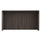 Hudson&Canal - Console Piedmont 56" de largeur - Brun aulne-La table est fabriquée à partir de matériaux MDF et PVC de haute qualité et durables