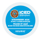 Donut Shop - Capsules K-Cup Iced Refreshers - Fraise Açaí - Paquet de 10-GOÛT : Le goût sucré de fraise mélangée à un soupçon de saveur d’açaï. Faites-nous confiance, c’est un goût BAIEment rafraîchissant.