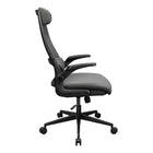 COUGAR - Stryder Chaise de bureau ergonomique avec support lombaire et accoudoirs relevables - gris-Zone lombaire profilée: Subtilement intégrée au dossier, le support lombaire ergonomique encourage une posture droite et réduit la tension dans le bas du dos lors d’une utilisation prolongée