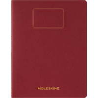 Moleskine - Cahier Etudiant ligné XXL Couverture souple - 8.5" x 11" - Rouge-Couverture cartonnée