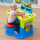 Simplay3 - Bureau artistique créatif pour enfants-Siège pivotant fixé pour une assise active