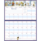 MotherWord - Calendrier familial magnétique pour réfrigérateur 2025-2026 - 9 1/2 po H x 15 po l - anglais-Idéal pour les portes de réfrigérateurs côte à côte