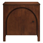 Modway - Appia Porte voûtée Table de chevet, Noyer-Assemblée requise