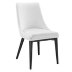 Modway - Viscount Tissu Fauteuil d’appoint de salle à manger Ensemble de 2 - Blanc-Assemblée requise