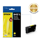 Epson - Cartouche d'encre DURABrite Ultra T842 - grande capacité - Jaune-Rendements élevés pour offrir une impression à haut volume abordable