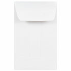 JAM Paper - Enveloppes #1 pour Pièces de Monnaie avec Colle Humectable, Blanc, 2 1/4 x 3 1/2, Paquet de 500-Mini-enveloppe polyvalente : si vous recherchez une enveloppe pour vos collections de pièces de monnaie, vos fournitures d'artisanat, vos boutons, vos graines, vos encarts d'invitation et bien plus encore, nos enveloppes pour pièces de monnaie n°1 sont une excellente option. elles sont conçues pour s'insérer dans le publipostage, les lettres et même les boîtes-cadeaux de noël. utilisez ces enveloppes 
