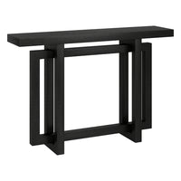 Hudson&Canal - Console Breslow 44" L - Grain noir-Un design transitionnel moderne pour votre entrée, votre salon, votre bureau et plus encore