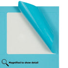 JAM Paper Étiquettes adresse pour le courrier, 4 x 3 1/3 po, bleu lune Astrobright, 240/pqt-4