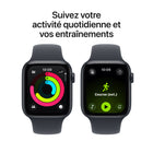 Apple - Watch SE 3 - 40 mm - GPS - Boîtier en aluminum Minuit avec Bracelet Sport Minuit - M / G-Apple Watch SE 3 est capable de détecter une mauvaise chute ou un accident de voiture grave pour vous aider à joindre les secours et prévenir vos contacts d’urgence9. Accompagnement peut informer automatiquement vos proches quand vous arrivez à bon port