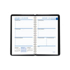 Staples - Agenda hebdomadaire/mensuel 2027 - 8 po H x 4 7/8 po l - noir - bilingue-Format des pages : 8 po H x 4 7/8 po l