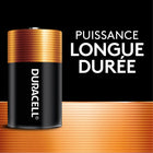 Piles alcalines D Coppetop de Duracell, paquet de 12-ALIMENTATION FIABLE : La pile D Duracell Coppertop est une pile polyvalente conçue pour alimenter les appareils de tous les jours dans toute la maison, comme les jouets, les télécommandes, les lampes de poche, les horloges et les radios, les appareils électroniques portables, etc.