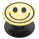 PopSockets - PopGrip - Sourire tie-dye-Désormais compatible avec le chargement sans fil grâce au retrait facile du PopTop