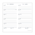 Quo Vadis - 2026 Biweek Agenda Semainier - 3.5 po x 6.75 po - couleurs variées - Français-Reliure agrafée