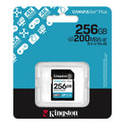Kingston - 256 Go Canvas Go! Plus Carte mémoire SD-Classe de vitesse U3 et V30