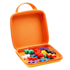 Plus-Plus - BIG Trousse de voyage - Ensemble de 15-Chaque grande pièce mesure 50 mm x 30 mm (2" x 1,125") et l'étui de transport mesure 19 cm de longueur x 19 cm de largeur x 5,8 cm de hauteur