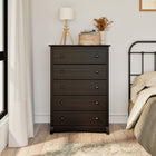 PrepacMC – Commode à 5 tiroirs Fremont, 45 1/4 po, espresso-Nombre de tiroirs : 5, dimensions internes : 5 haut. x 24 3/4 larg. x 12 1/2 prof. (po)