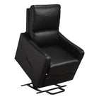 Brassex - Fauteuil releveur inclinable 913654 Levo - noir-Revêtement en tissu riche
