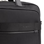 Bugatti - Mallette d’affaires de la Collection Blake pour portable 15,6po - Noir-Poche avec protection RFID pour sécuriser vos informations personnelles