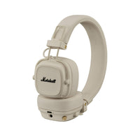 Marshall - Casque sans fil supra-auriculaire Major V - Crème-Le son signature de marshall