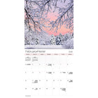 DateWorks - Calendrier Mural 16 Mois 2025 des Saisons - 12 po x 12 po - Bilingue-13 images de haute qualité imprimées sur du papier Premium.